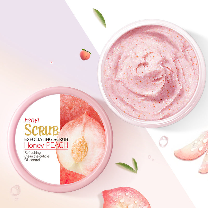 Peach Brightening Exfoliating Body Scrub