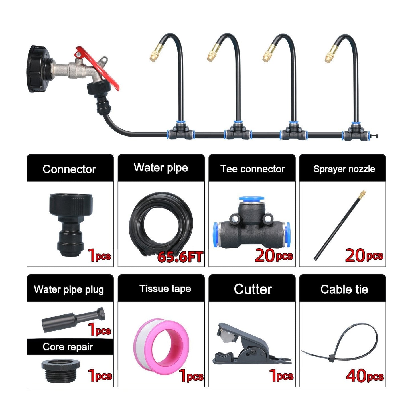 🔥Summer Promotion 50% OFF -🚿360° Curved Garden Automatic Irrigation System